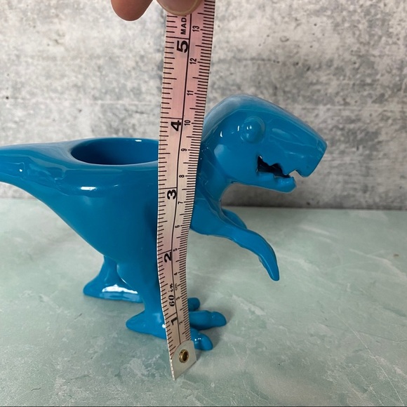 Teal T-Rex votive candle holder Urban Outfitters - Picture 8 of 9